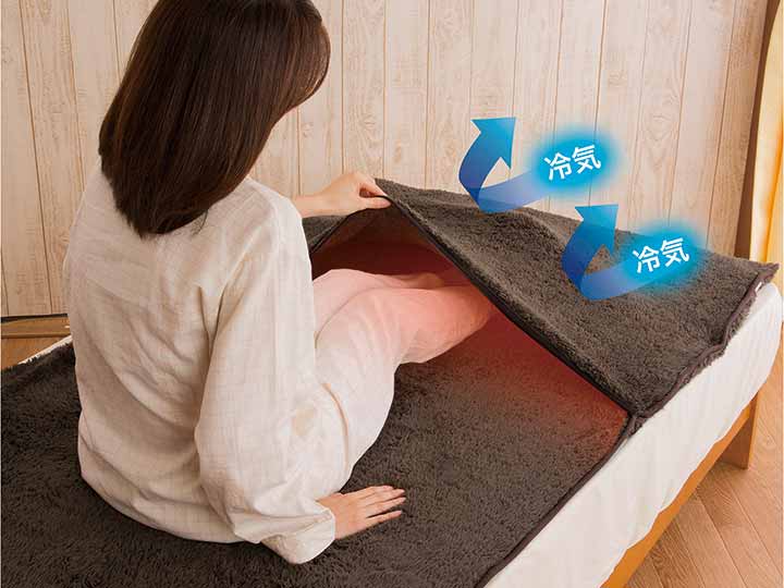 予約　ＨＯＴαふわふわ足ポケット付き敷パッド_3
