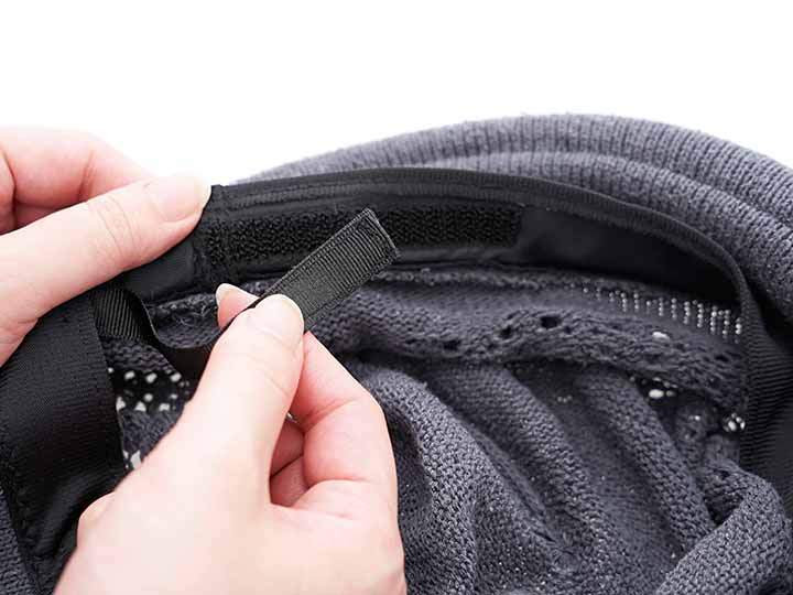 予約　絹のやわらかレースハット　ネイビー_3