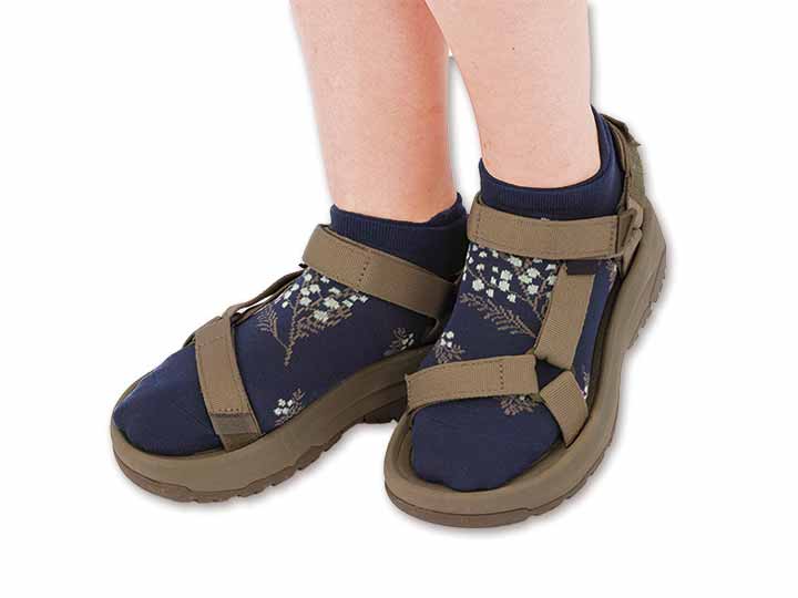 予約 日本製 ミモザスニーカー丈ソックス_2