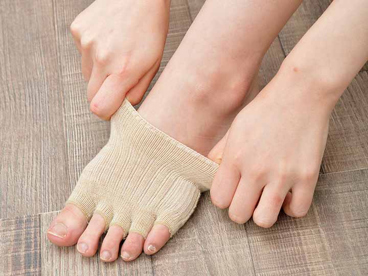 予約　ロコメイト　母趾保護サポートソックス　ナチュラル_5