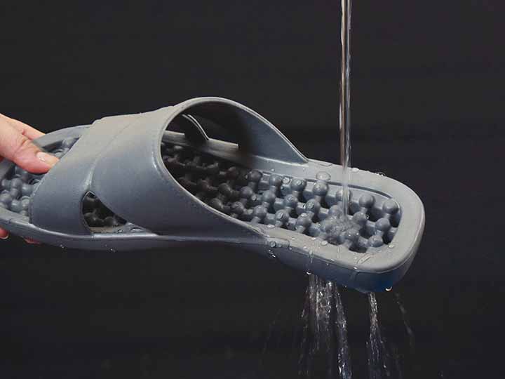 予約　水が溜まらないベランダサンダル　グレー_3