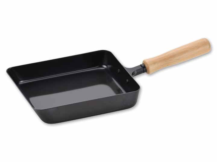 予約　千歳　鉄　木柄玉子焼　14×18CM