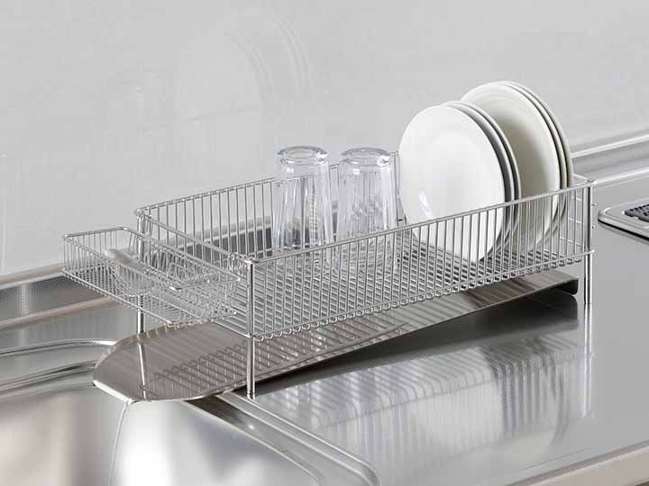 ラバーゼ 水切りかご スリム横置き3点セット_3