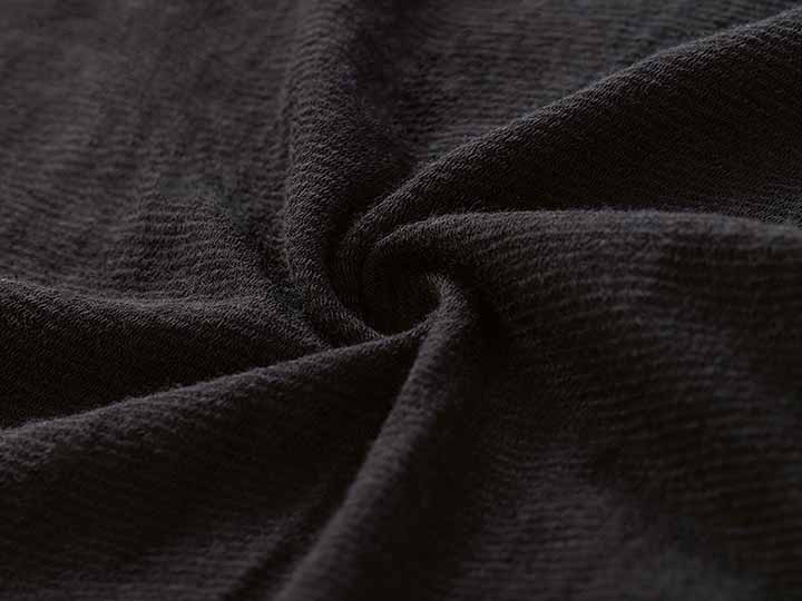 予約 綿混薄地暖かのびのびインナー ブラック M〜L_4