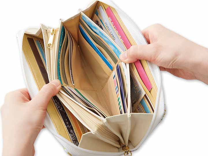 予約　文庫風　36カードたっぷり仕分け財布_3