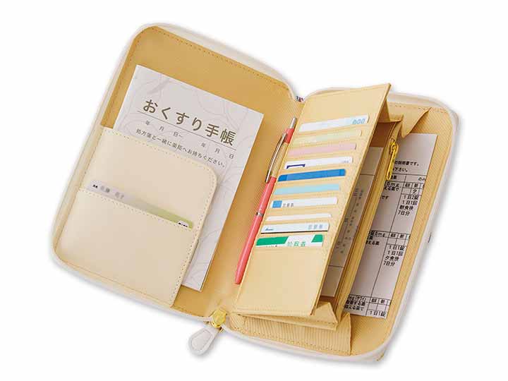 予約　文庫風　お薬手帳ケース_2