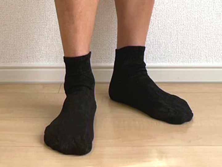 守りや圧縮のびのびソックス（Ｍ〜Ｌ）　2コ組_2