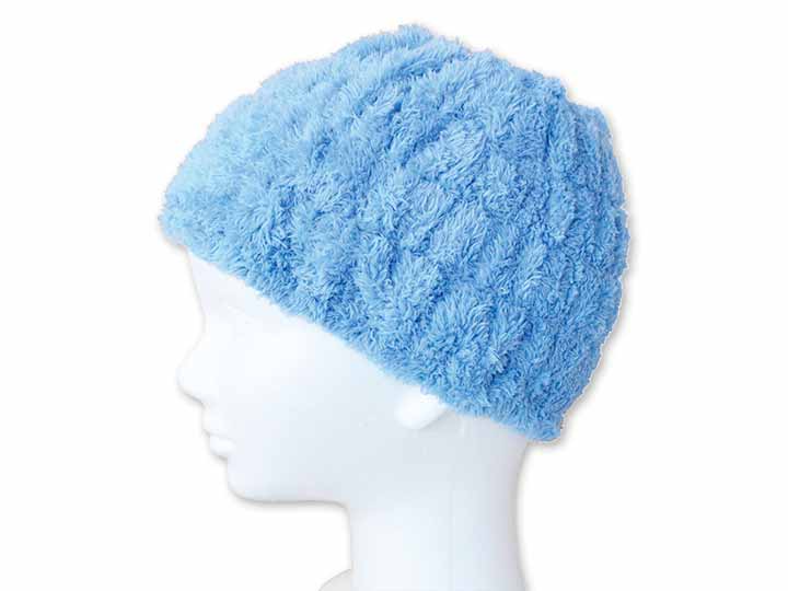 マイクロファイバーなめらかリッチ　吸水ヘアバンド　ブルー_2