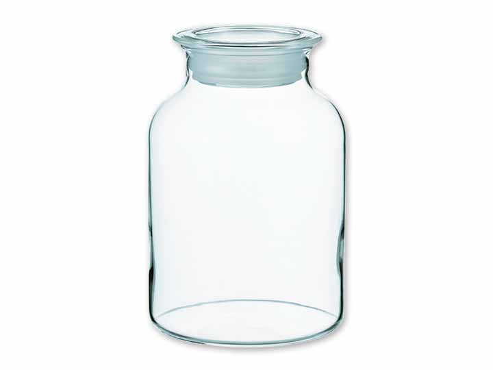 ガラスの手仕事保存びん　1000ML