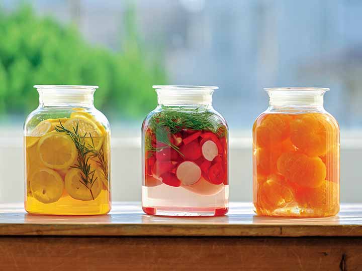 ガラスの手仕事保存びん　1000ML_2