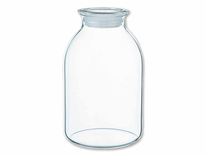 ガラスの手仕事保存びん　2000ML