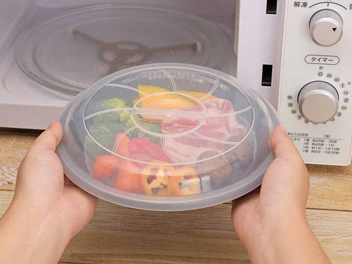 予約　レンジで調理　ヘルシー蒸し器（フタ・スノコ付）_3