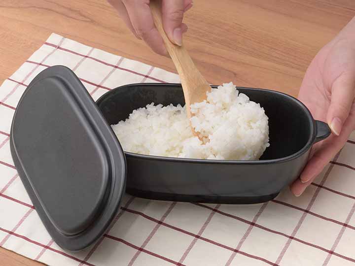 予約　国産　セラミック製スリムおひつ（1.5合タイプ）_2