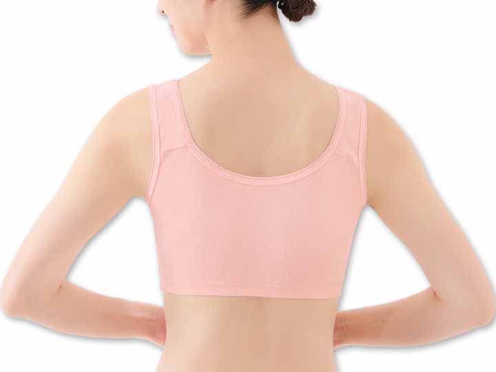 予約 綿100%快適ブラ(ピンク)L_3