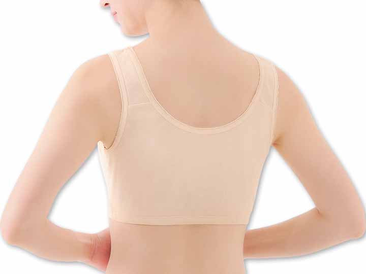 予約 綿100%快適ブラ(ベージュ)L_3