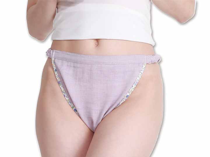 予約　フンディーフンディー　オーガニックコットン　ダブルガーゼ　ラベンダー　Ｍ_2
