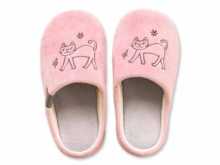 予約　おかべてつろう　スリッパ　ピンク