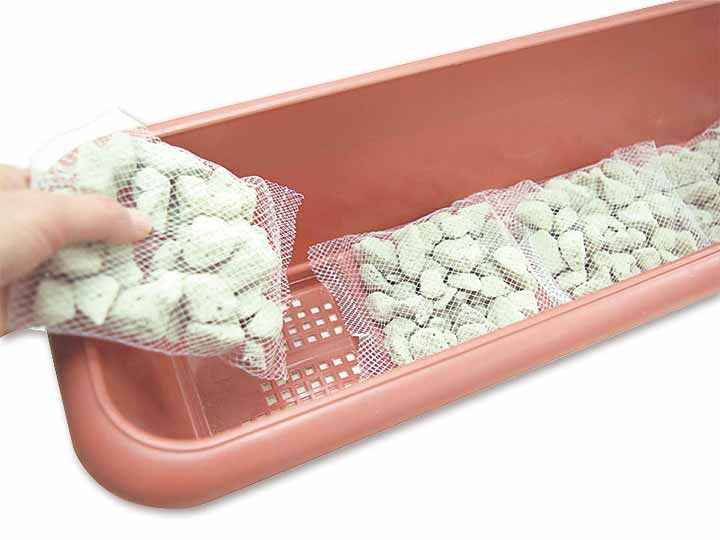 リン酸入り　繰り返し使えるネット入り　鉢底石0.5L×6袋入り_2