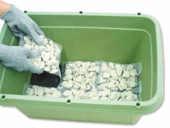 リン酸入り　繰り返し使えるネット入り　鉢底石0.5L×6袋入り_3