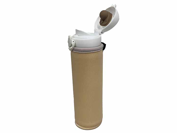 予約　スタンディングボトルカバーストラップ　500ML　ベージュ_3