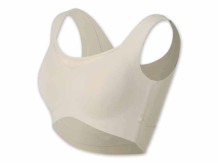 予約　ＲＡＫＵＮＡ　整体ストレッチ感覚磁気ブラ　ライトベージュ　Ｌ