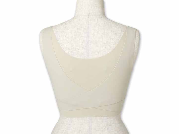 予約　ＲＡＫＵＮＡ　整体ストレッチ感覚磁気ブラ　ライトベージュ　Ｌ_3