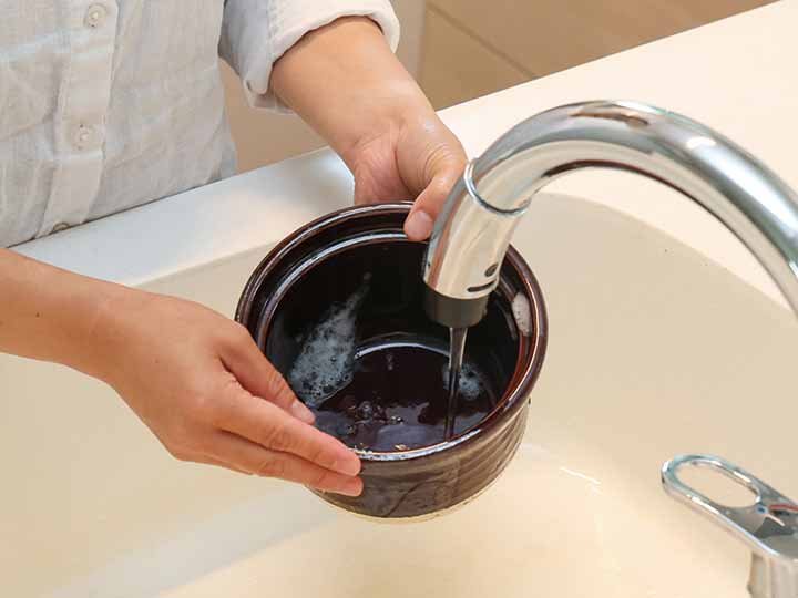 予約 萬古焼 電子レンジで1合炊アメ釉_4