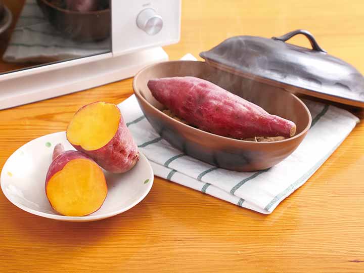 予約 萬古焼 ほくほく石焼き芋器_3