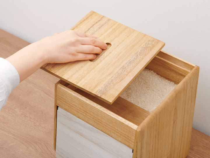 kirisai 桐の米びつ 5KG_3
