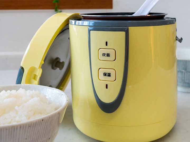 予約 1.5合の小さな炊飯器 イエロー_3