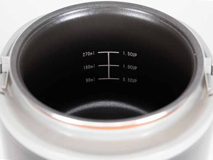 予約 1.5合の小さな炊飯器 ブラック_2