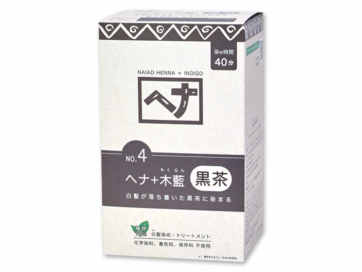 徳用ヘナ＋木藍黒茶（白髪染め）