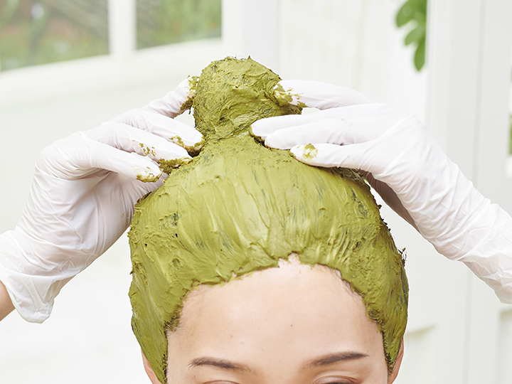 ヘナ＋木藍　茶（白髪染め）_2