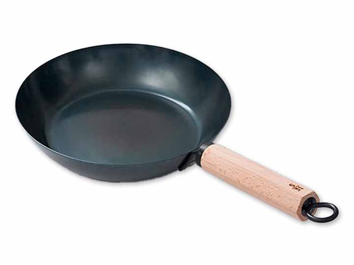 鉄フライパン5／31　26CM厚1.0MMガス専用／ブナ