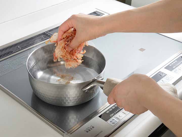 予約 ダンチュウ IH対応ステンレス雪平鍋18CM_2