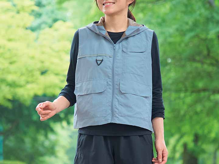 予約 COGIT防災 パーソナル防災ベスト アイスグレー_3