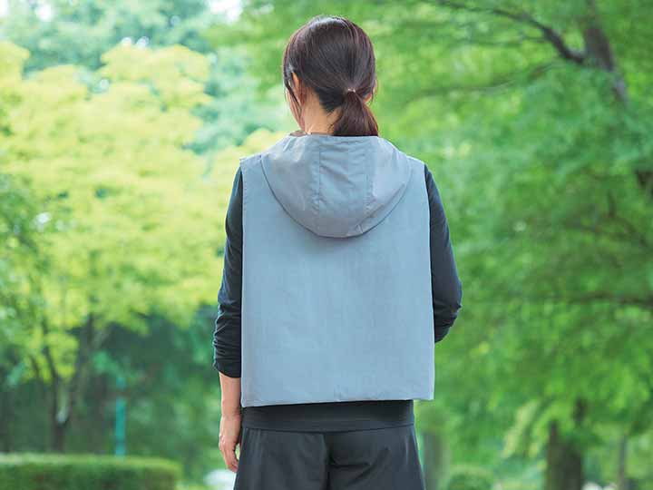 予約 COGIT防災 パーソナル防災ベスト アイスグレー_4