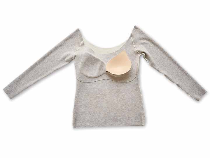 予約 シルクタッチ ウォームインナー ナチュラル_2