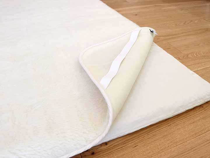 ぬくもりウールの洗える敷毛布　シングル