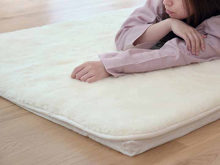 ぬくもりウールの洗える敷毛布　シングル_5