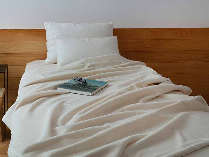 オーガニック綿毛布　シングル