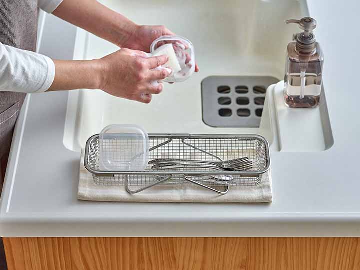 予約 水切りメッシュかご スリム_3