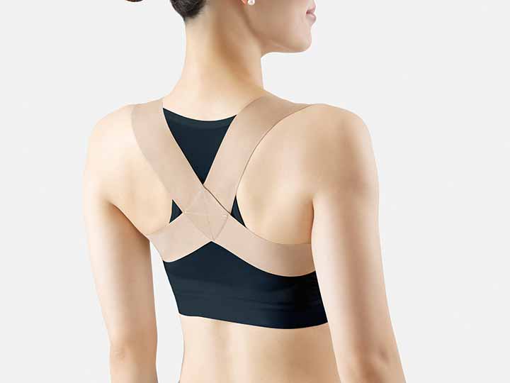 予約　お医者さんの肩甲骨ストレッチバンド　ピタ肌　Ｓ〜Ｍ_2