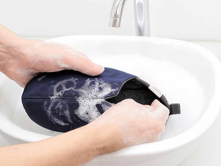 予約　エコワン防災スリッパ・シューズ　Ｍサイズ　ネイビー_3