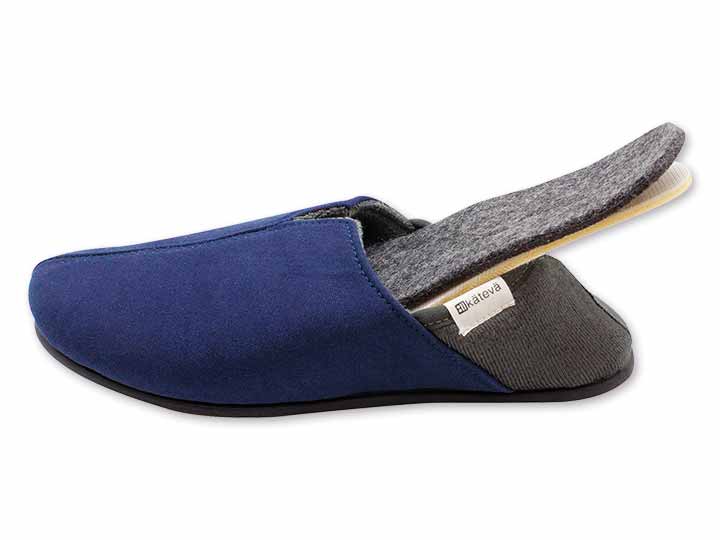 予約　エコワン防災スリッパ・シューズ　Ｌサイズ　ネイビー_2