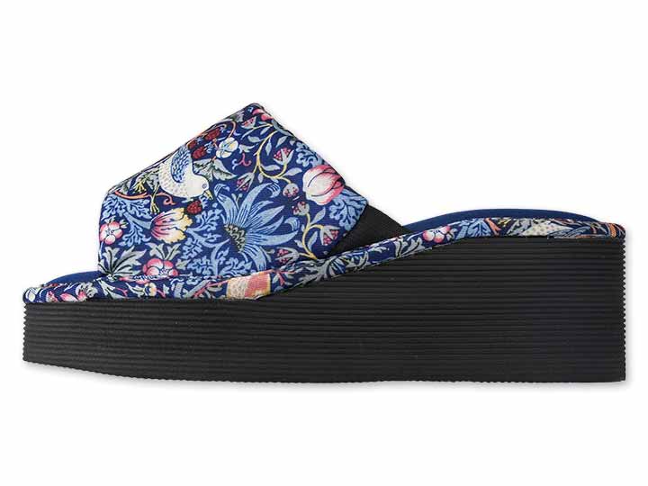 予約 モリスワールドコレクション 厚底らくらくスリッパ ネイビー M_2