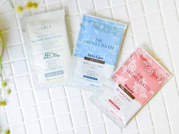薬用入浴剤　ＤＲアロマバス（ビューティー・スキンケア・正眠）アソート3包_2