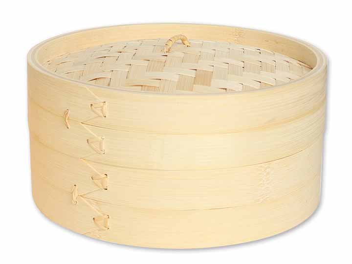 予約　たっぷり入る蒸しセイロ（24CM）受け台・シリコーンシート2枚付