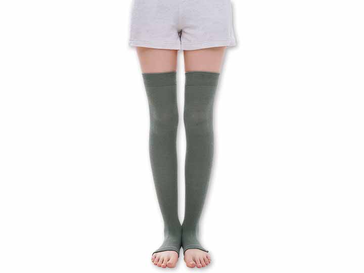 予約 Soi Therm オーバーソックス チャコールグレー_2