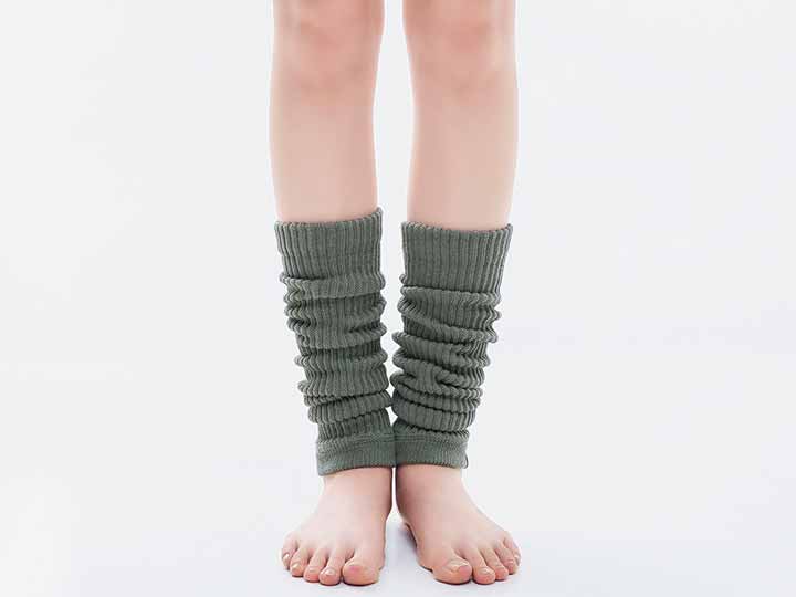 予約 Soi Therm レッグウォーマー チャコールグレー_2